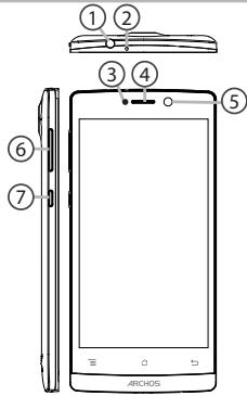 ARCHOS 50 DIAMOND - Description of the phone - 1