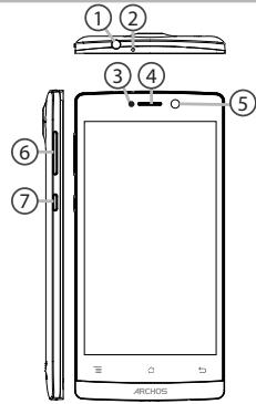 ARCHOS 50 DIAMOND - Descrição do disposítivo - 1