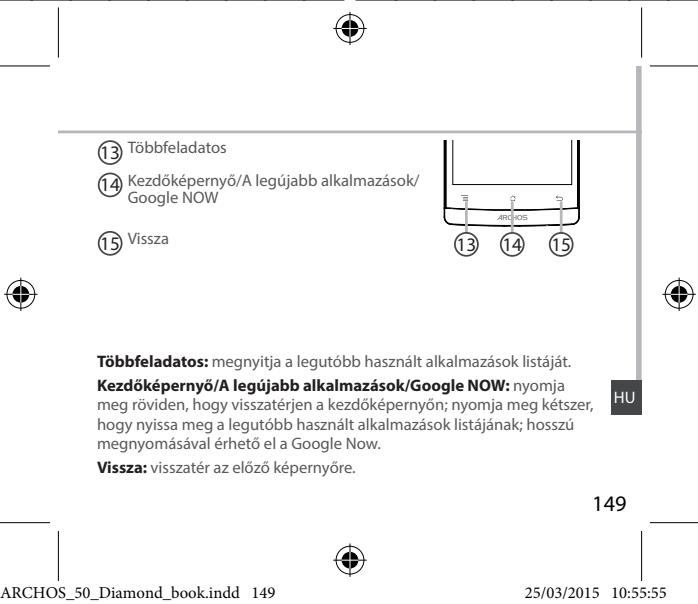 ARCHOS 50 DIAMOND - A Telefon bemutatása - 3