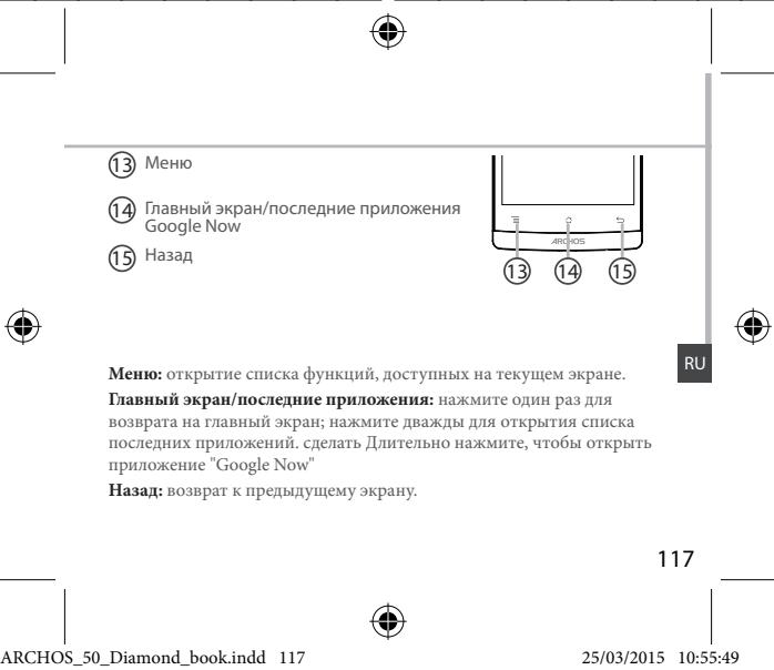 ARCHOS 50 DIAMOND - Onncnne yctpoictBa - 3