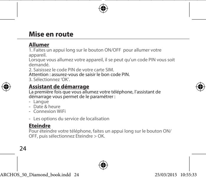 ARCHOS 50 DIAMOND - Astuce : - 7