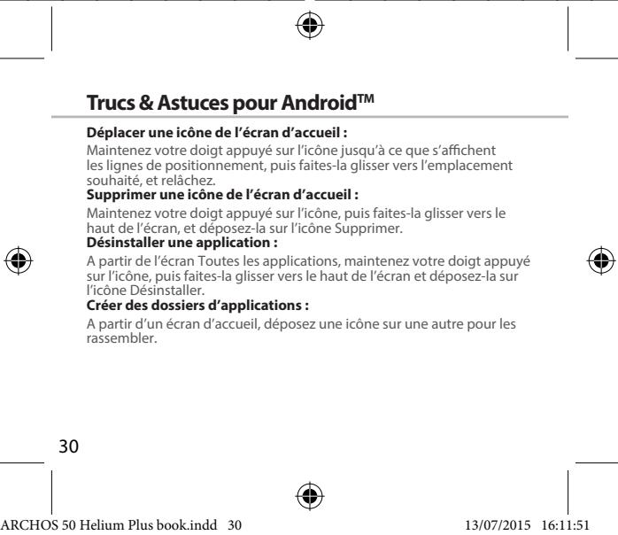 ARCHOS 50 HELIUM PLUS - Synchroniser des informations - 5