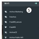 ARCHOS 50 HELIUM PLUS - اضغط على الزر - 2