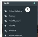 ARCHOS 50 HELIUM PLUS - Connexion WiFi - 2