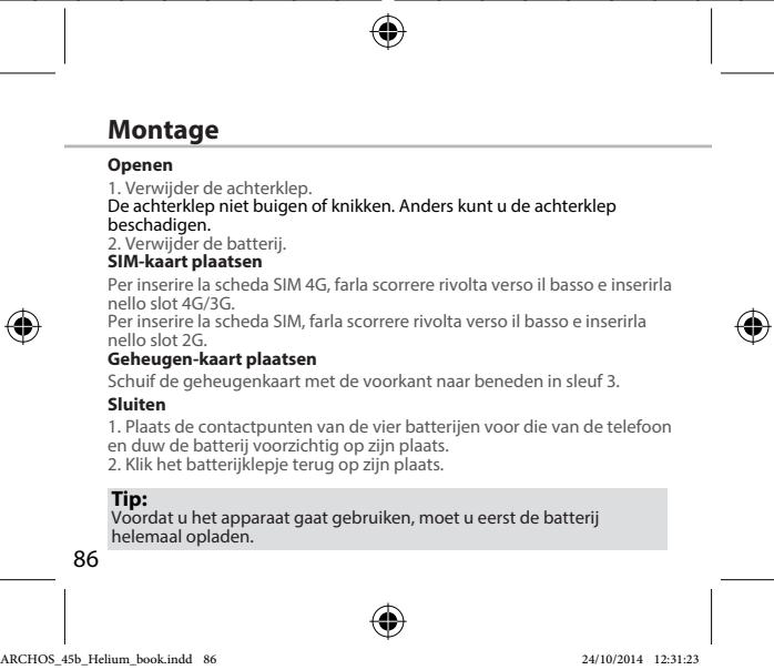 ARCHOS HELIUM 45B - Beschrijving van het apparaat - 6