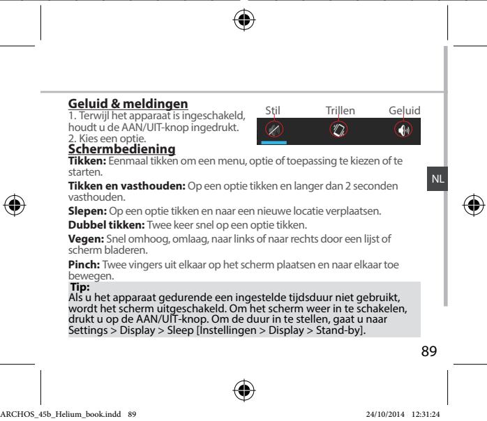 ARCHOS HELIUM 45B - Beschrijving van het apparaat - 12