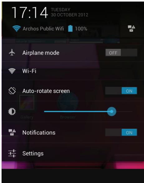 ARCHOS 80 TITANIUM,  80 XS 8 GO,  80XS- GEN10 - De Android™-Interface - 1