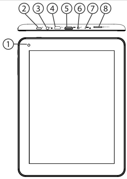 ARCHOS 80 TITANIUM,  80 XS 8 GO,  80XS- GEN10 - Description of the device - 1