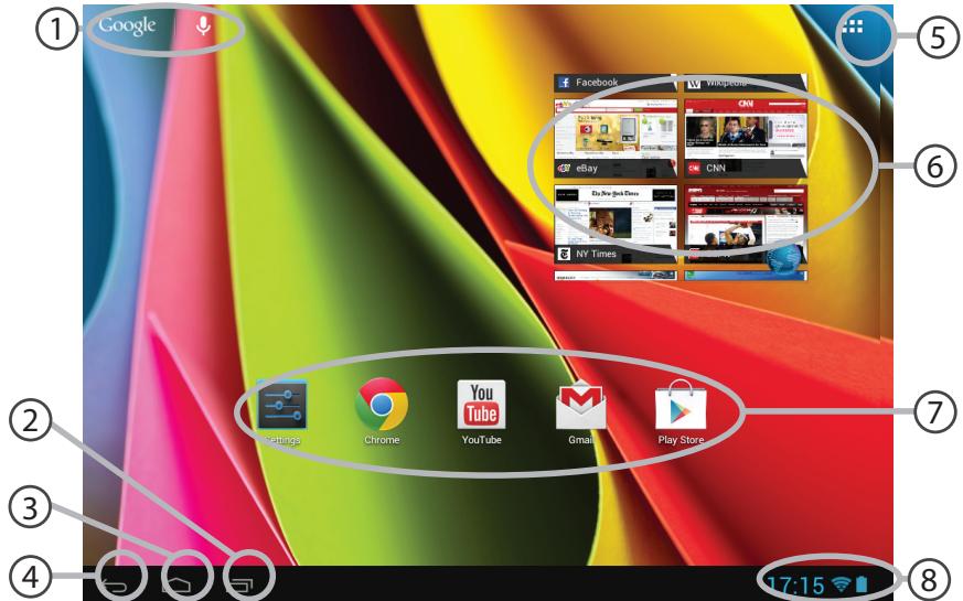 ARCHOS FAMILY PAD 2 - A Interface Android™ - 1