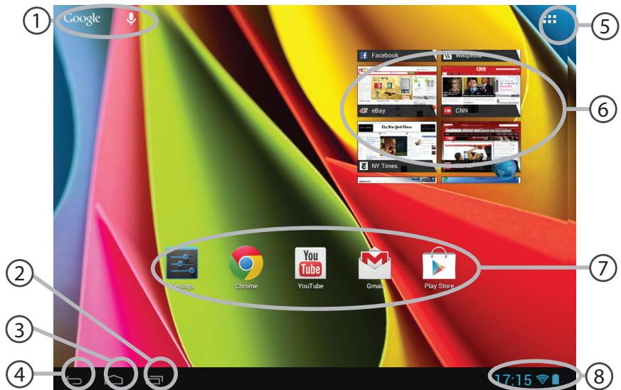 ARCHOS FAMILY PAD 2 - De Android™-Interface - 1