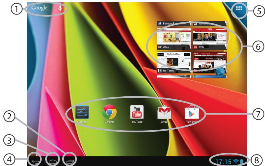 ARCHOS FAMILY PAD 2 - The Android™ Interface - 1