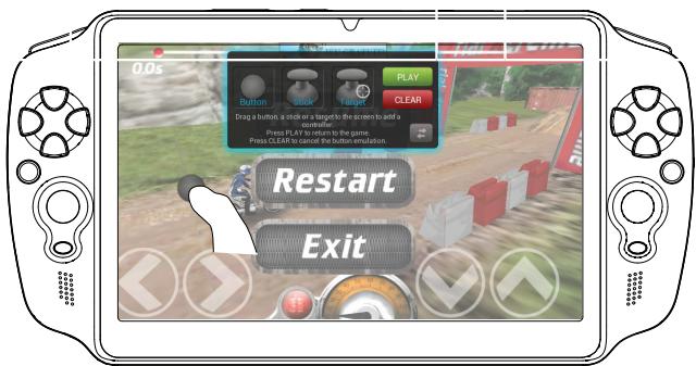 ARCHOS GAMEPAD - Positionierung einer Mapping-Steuerung - 4