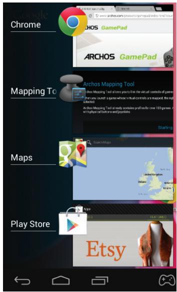 ARCHOS GAMEPAD - Settings: - 1