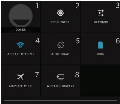 ARCHOS 70 COBALT - De Android™-Interface - 1
