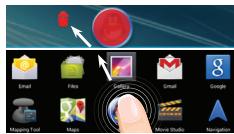 ARCHOS 70 COBALT - Remover um item do.eclipse inicial: - 1