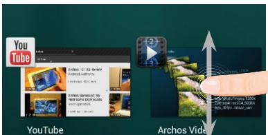 ARCHOS 70 COBALT - Les Applications récentes - 2