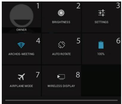ARCHOS 70 COBALT - L'Interface Android™ - 2