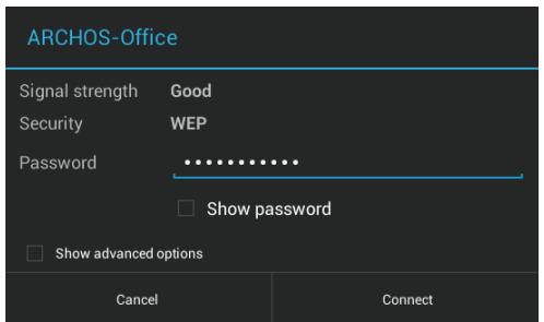 ARCHOS GAMEPAD 2 - Se connecter à un réseau WiFi - 6