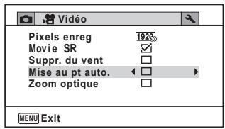 RICOH WG-5 - Ajustement permanent de la mise au point lors de l'enregistrement de séquences vidéo - 1