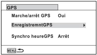 RICOH WG-5 - Enregistrer un journal selon un intervalle et une durée prédéfinis - 1