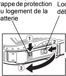 RICOH WG-5 - Installation de la batterie - 1