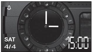 RICOH WG-5 - Affichage de l'horloge - 1