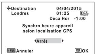 RICOH WG-5 - Correction automatique de l'heure - 2