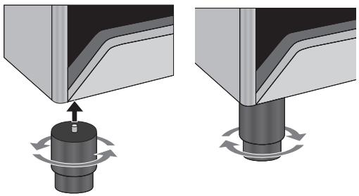 SMEG SCD60IMX8 - Aufstellung und Nivellierung des Gerätes - 1