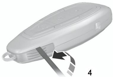 FORD B-MAX - Télécommande sans lampe de clé escamotable - 1