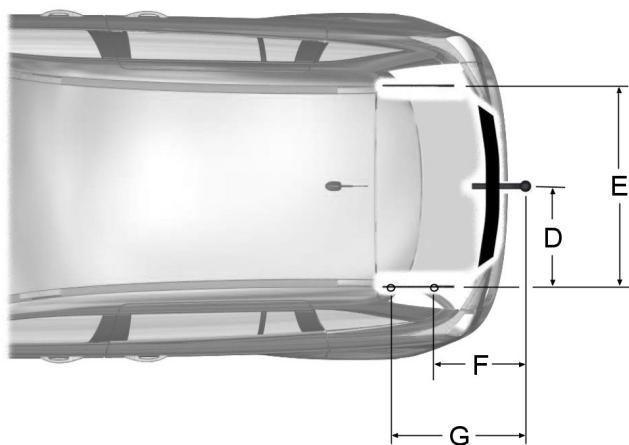 FORD B-MAX - Dimensions de l'équipement de remorquage - 2