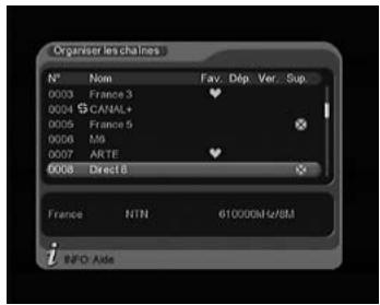 METRONIC ZAPBOX EH-M5 - Effacer des chaînes - 1