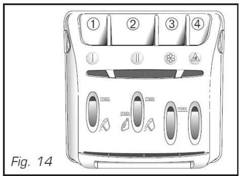 LISTO LT 1000-4 - CHARGEMENT DES PRODUITS DE LAVAGE (fig. 14) - 1