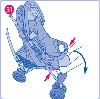 GRACO MOSAIC - Adjustable legrest - 1