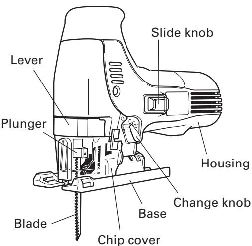 HITACHI CJ120V - NAME OF PARTS - 2