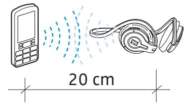 SENNHEISER MM 100 - Pairing the headset to a Bluetooth device (e.g. mobile phone) - 1