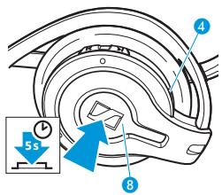 SENNHEISER MM 100 - Emparelhar os micro-auscultadores - 1