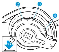 SENNHEISER MM 100 - De headset koppelen - 3