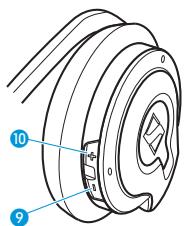 SENNHEISER MM 100 - Het geluid van de headsetmicrofoon onderdukken/inschakelen (muting/unmuting) - 1