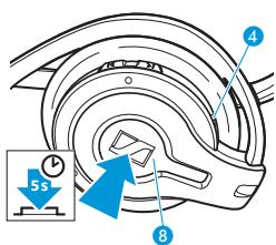 SENNHEISER MM 100 - Pairing the headset - 1