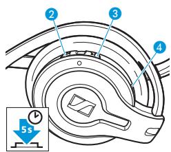 SENNHEISER MM 100 - Abbinamento dell'headset - 3