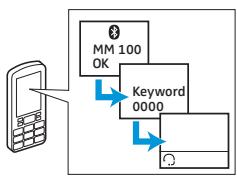 SENNHEISER MM 100 - De headset koppelen - 2