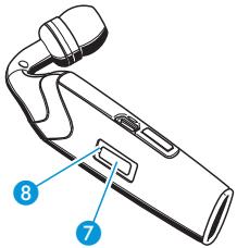SENNHEISER FLX 70 - De hoofdset aan/uit schakelen - 1