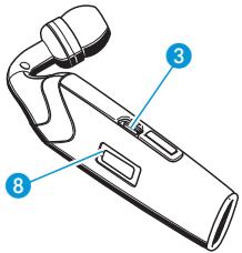 SENNHEISER FLX 70 - De accu in de hoofdset opladen - 1