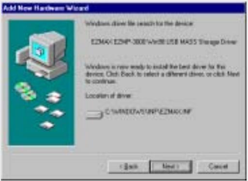 MPMAN BALADEUR AUDIO DIGITAL - Installation du USB Driver (2) - 10