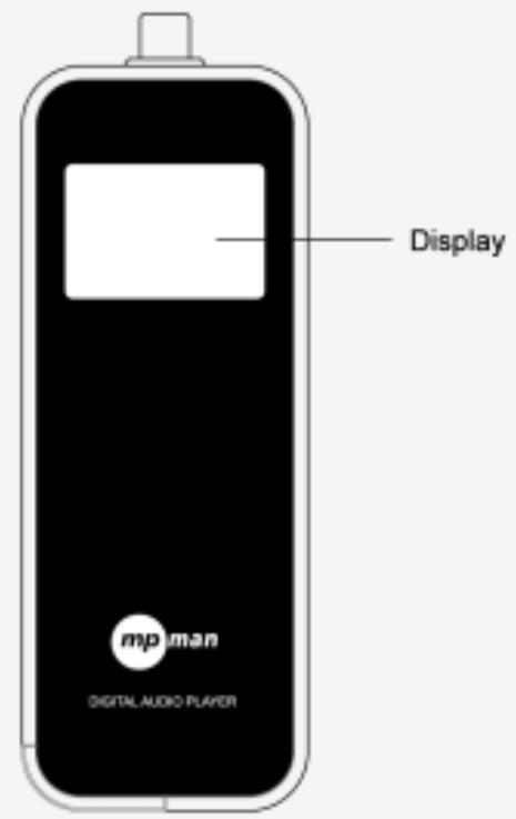 MPMAN BALADEUR AUDIO DIGITAL - 1. Vue de Face/Arrière du Produit - 1