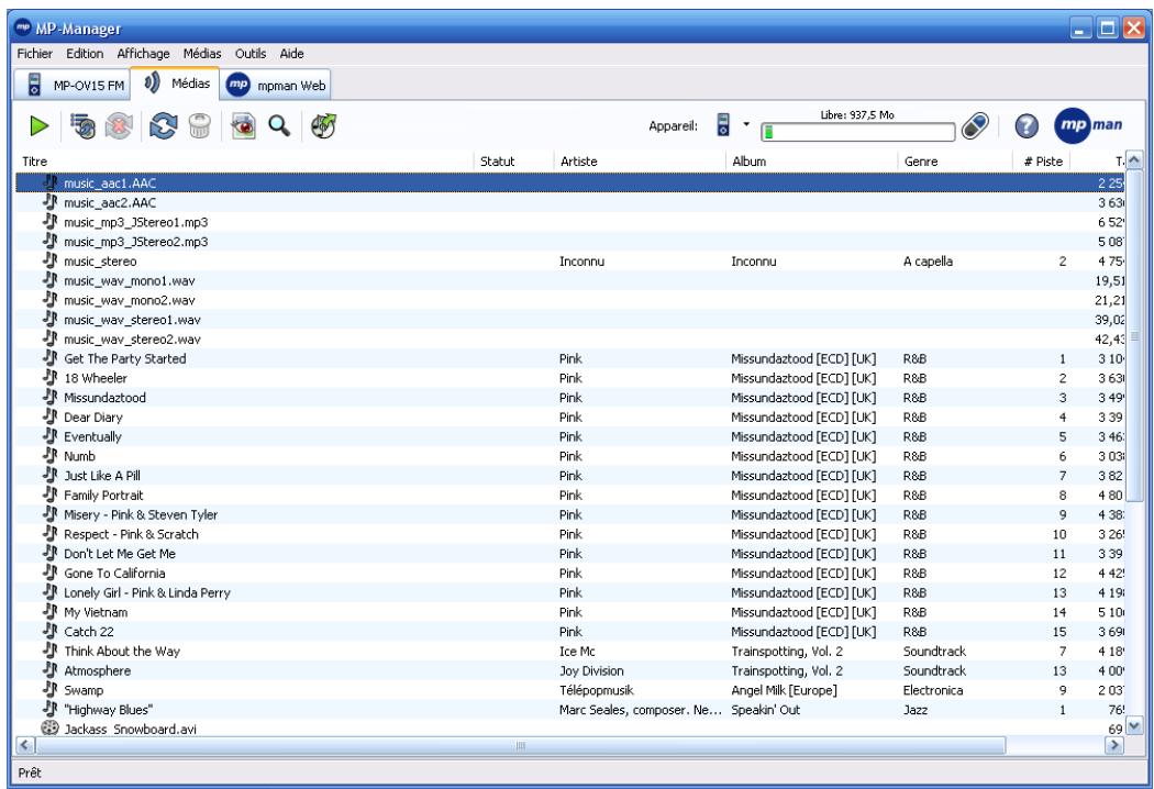 MPMAN MP MANAGER - Medias - 1