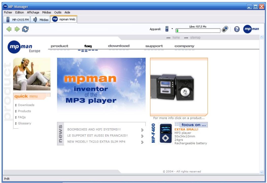 MPMAN MP MANAGER - Mpman web - 1