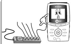 MPMAN MP-AV20 - Achtung bei der Anwendung - 1