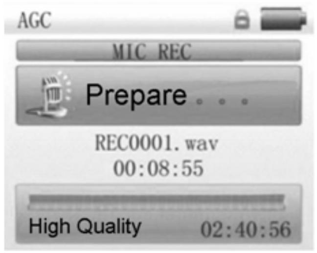 MPMAN MP-CS200 - Enregistrement de la voix - 1