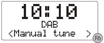 MPMAN DAB200 - DAB manual tune - 1